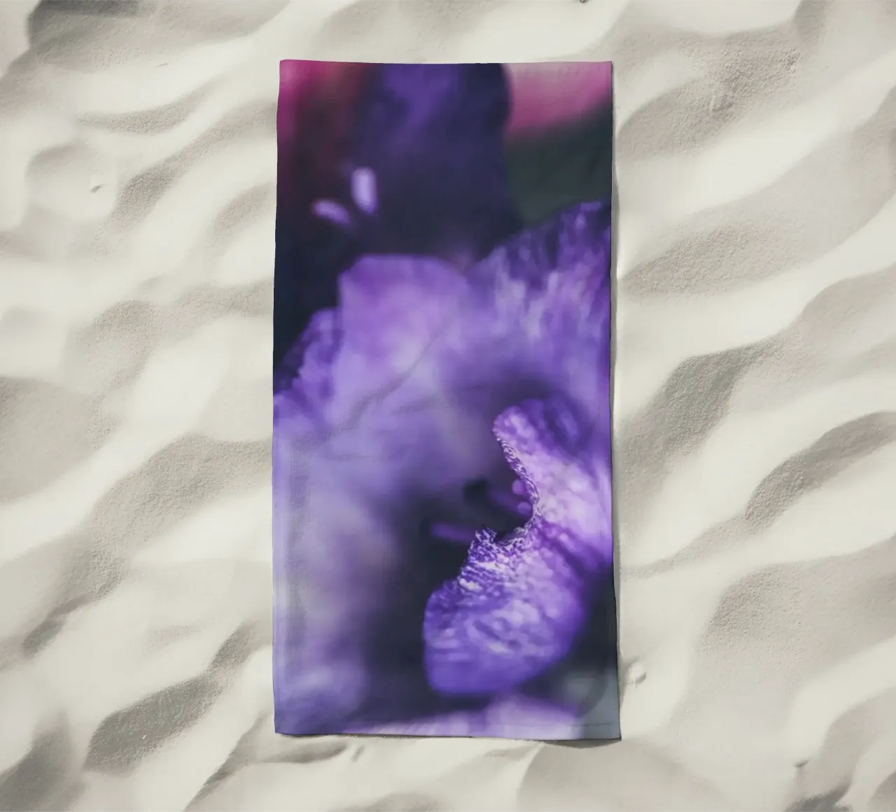 Lila Flower telo mare da Flo Klein