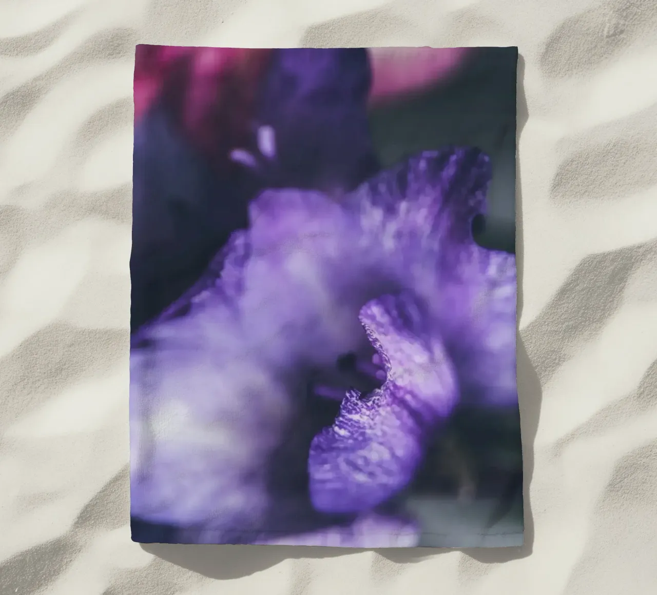 Lila Flower telo mare da Flo Klein