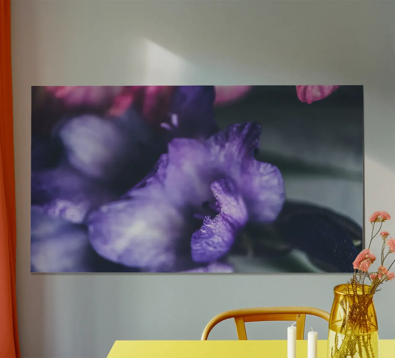 Lila Flower poster by Flo Klein