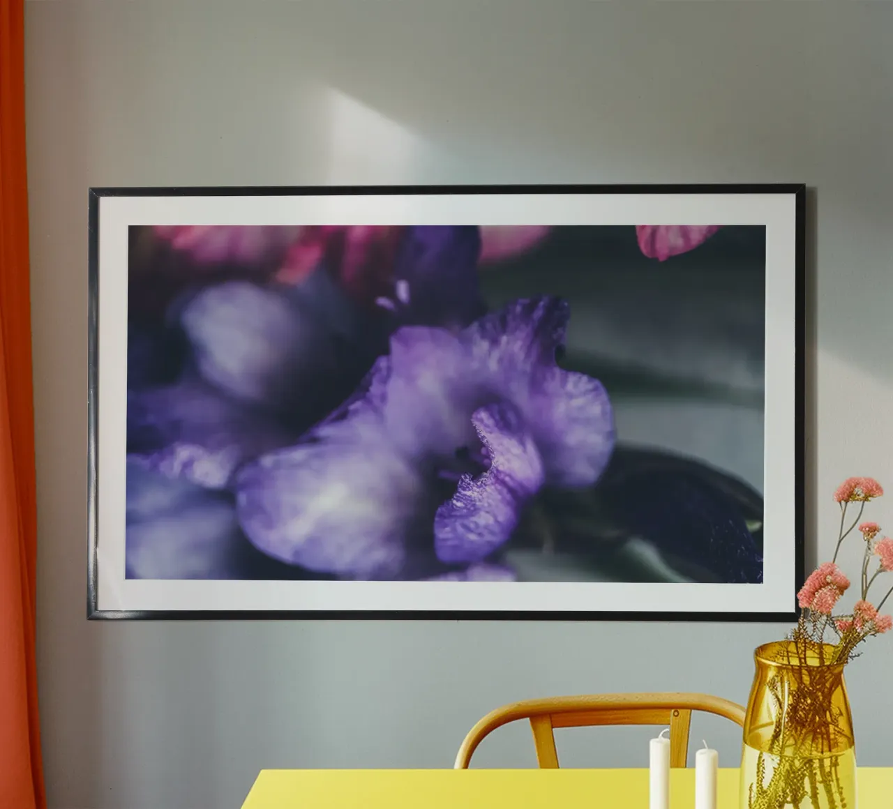 Lila Flower poster by Flo Klein