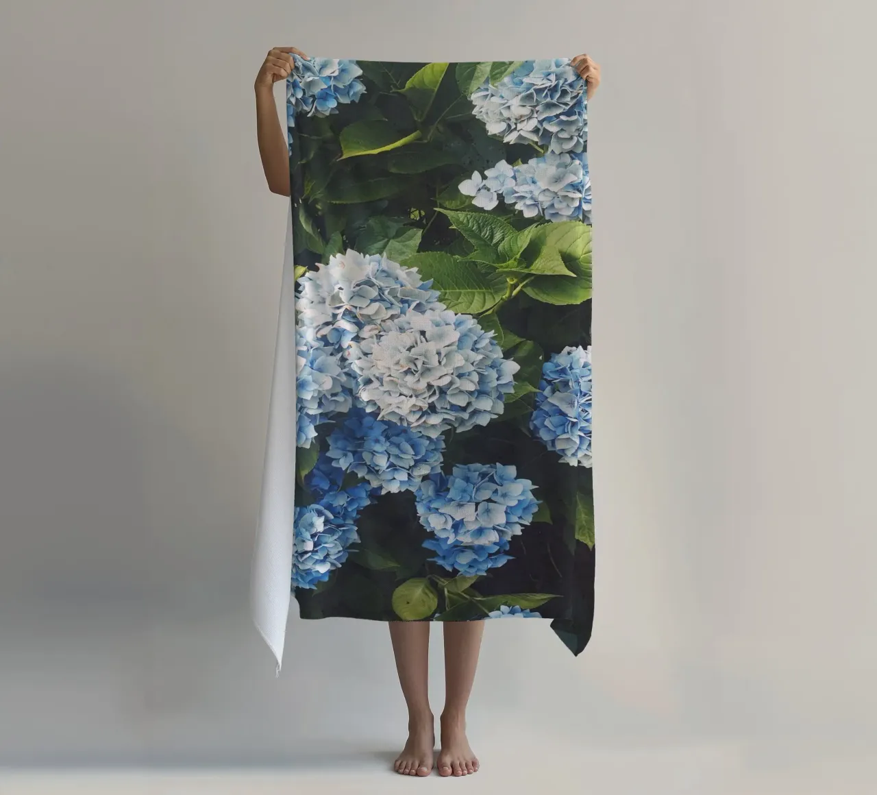 Ortensia blu telo mare da Cassia Beck Photography