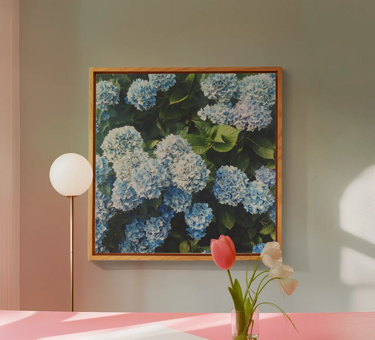 Blue Hydrangea plexiglass da Cassia Beck Photography