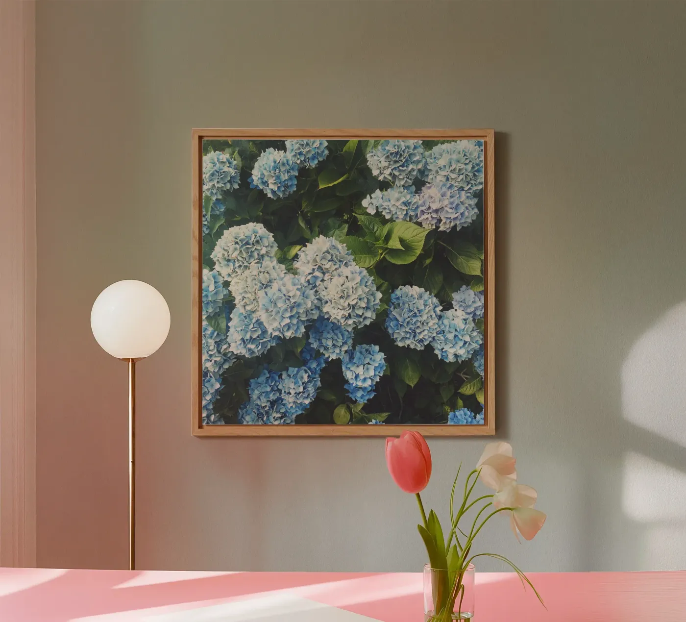 Blue Hydrangea pannello forex da Cassia Beck Photography