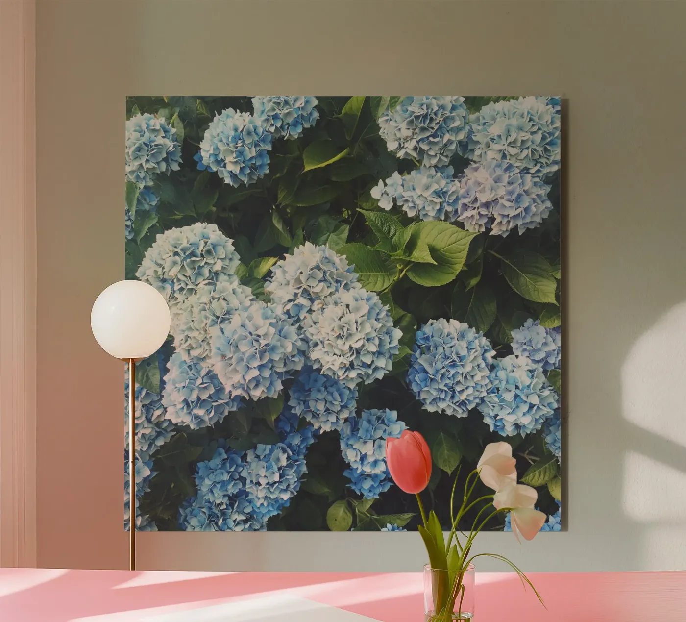 Blue Hydrangea pannello forex da Cassia Beck Photography
