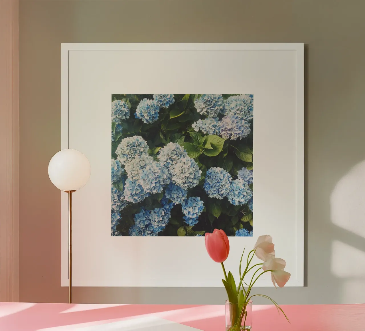 Blue Hydrangea poster by Cassia Beck Photography