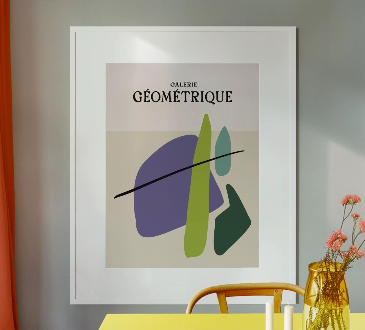 Galerie Géométrique No 8 poster de treechild
