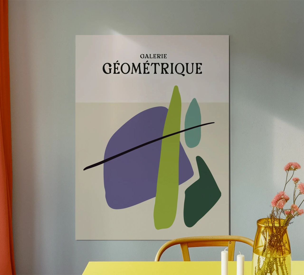 Galerie Géométrique No 8 poster de treechild