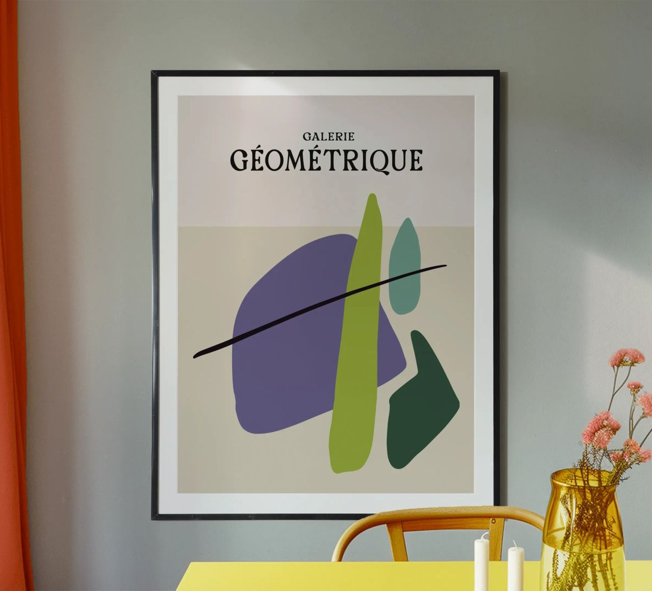 Galerie Géométrique No 8 poster de treechild