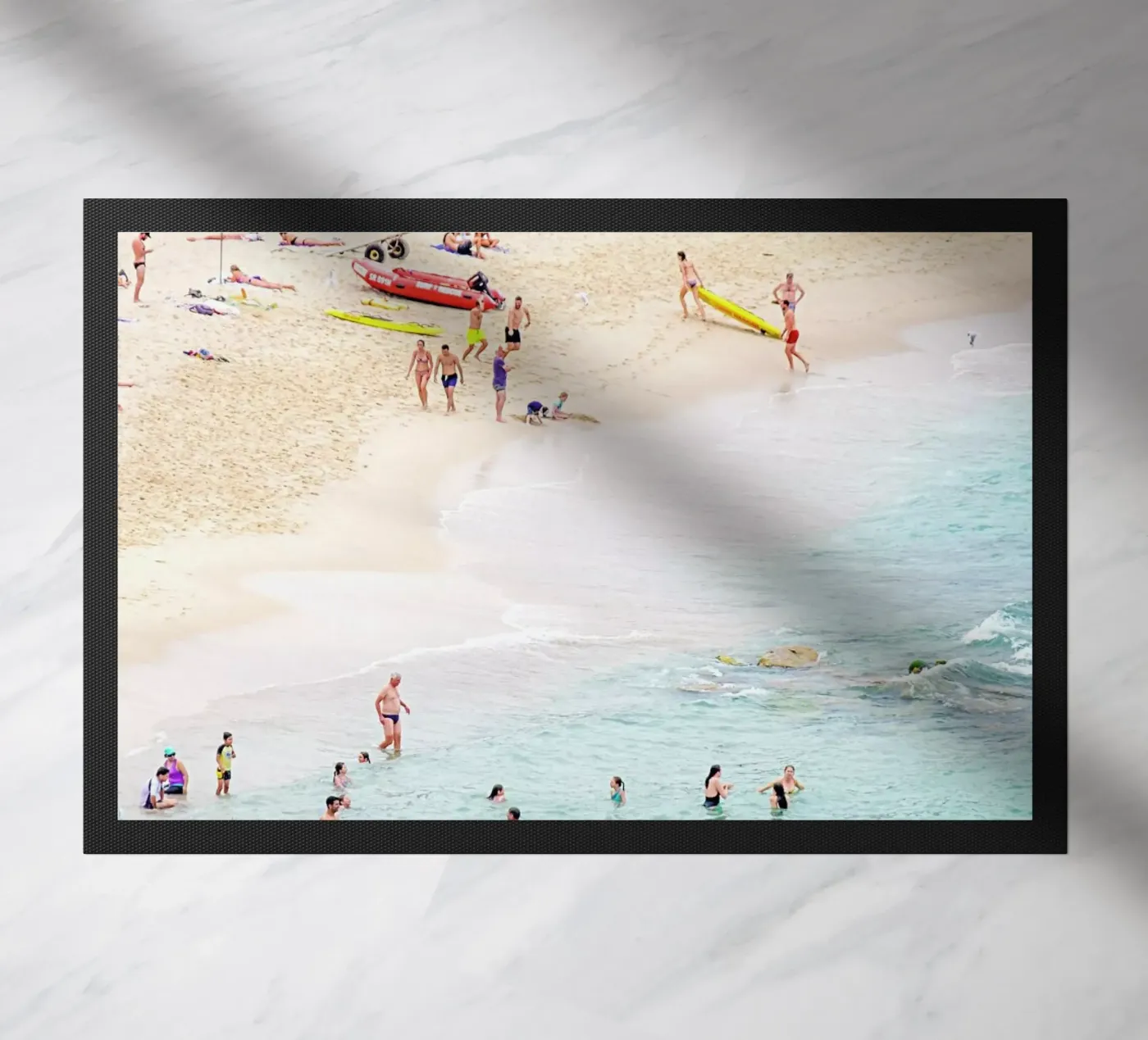 Beach Fußmatte von Charlotte Curd