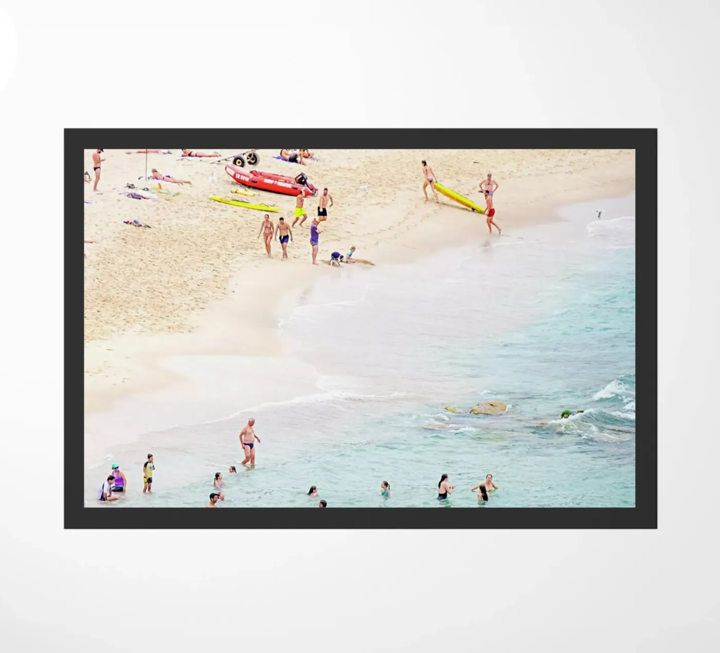 Beach Fußmatte von Charlotte Curd