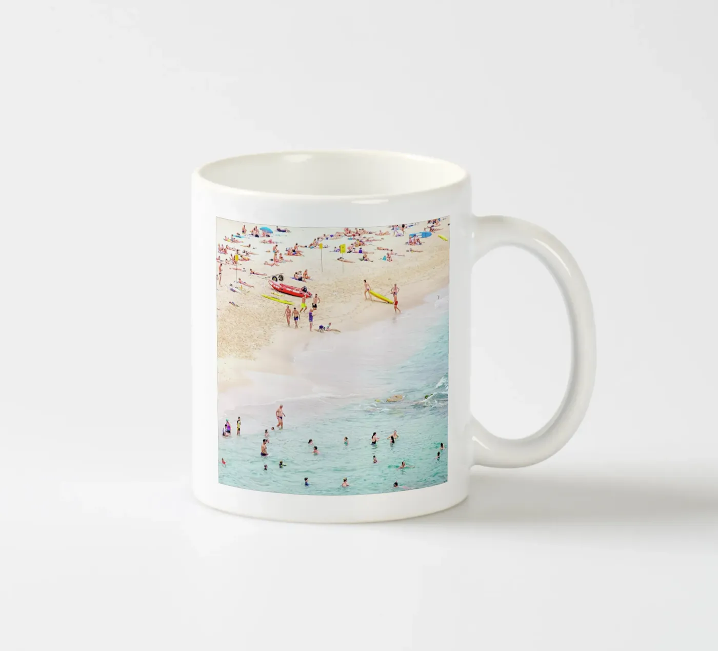Beach ceramic mug by Charlotte Curd
