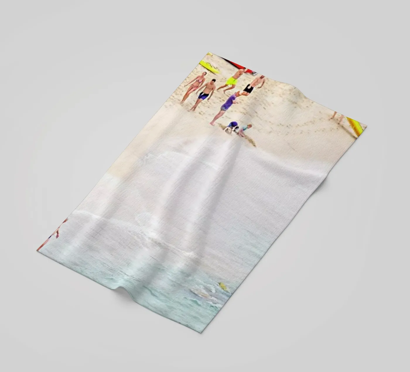 Beach beach towel by Charlotte Curd