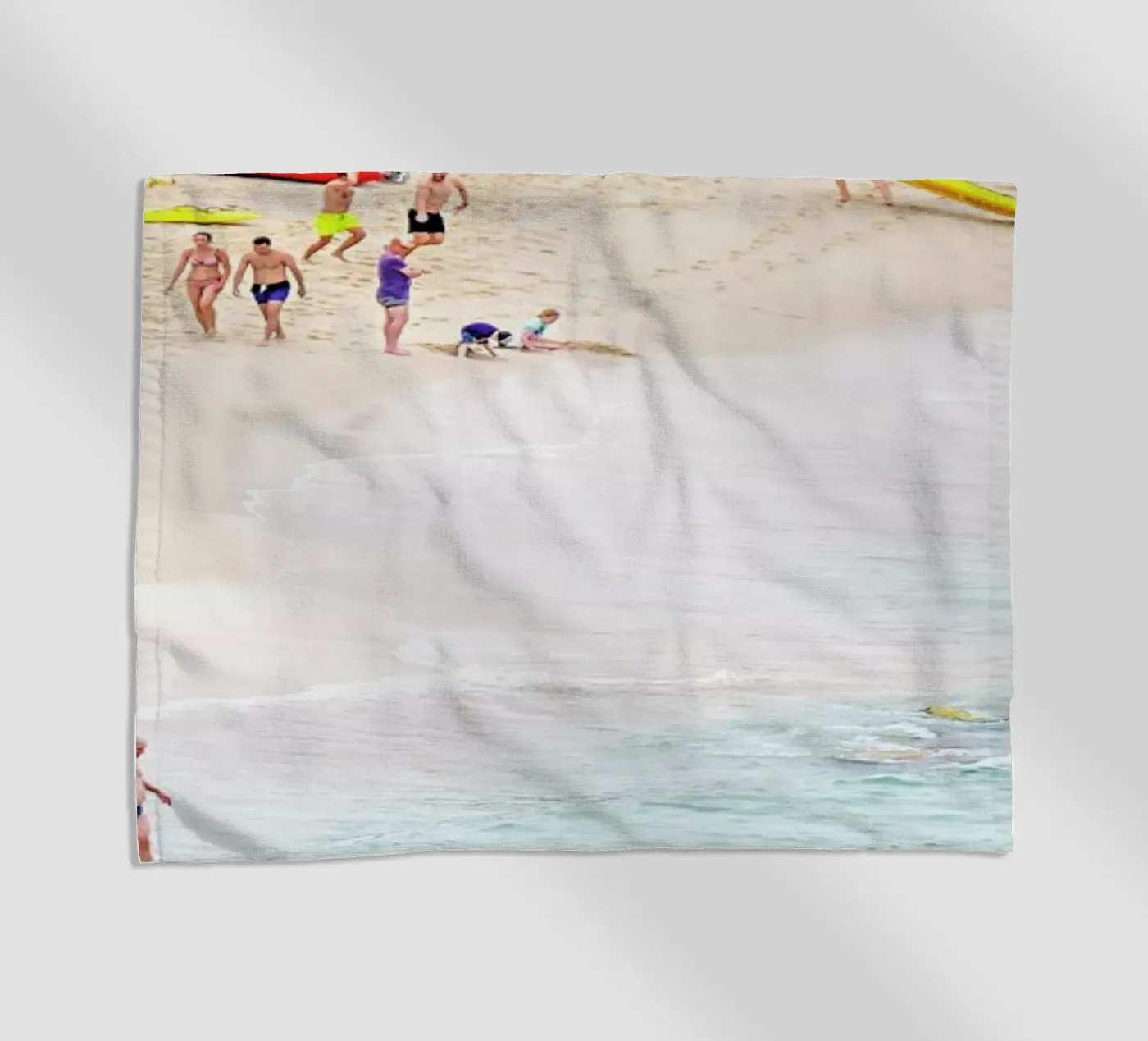 Beach beach towel by Charlotte Curd