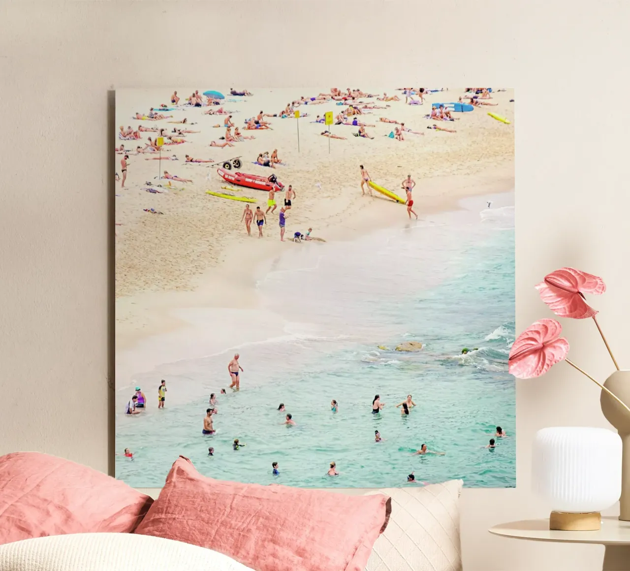 Beach alluminio dibond da Charlotte Curd