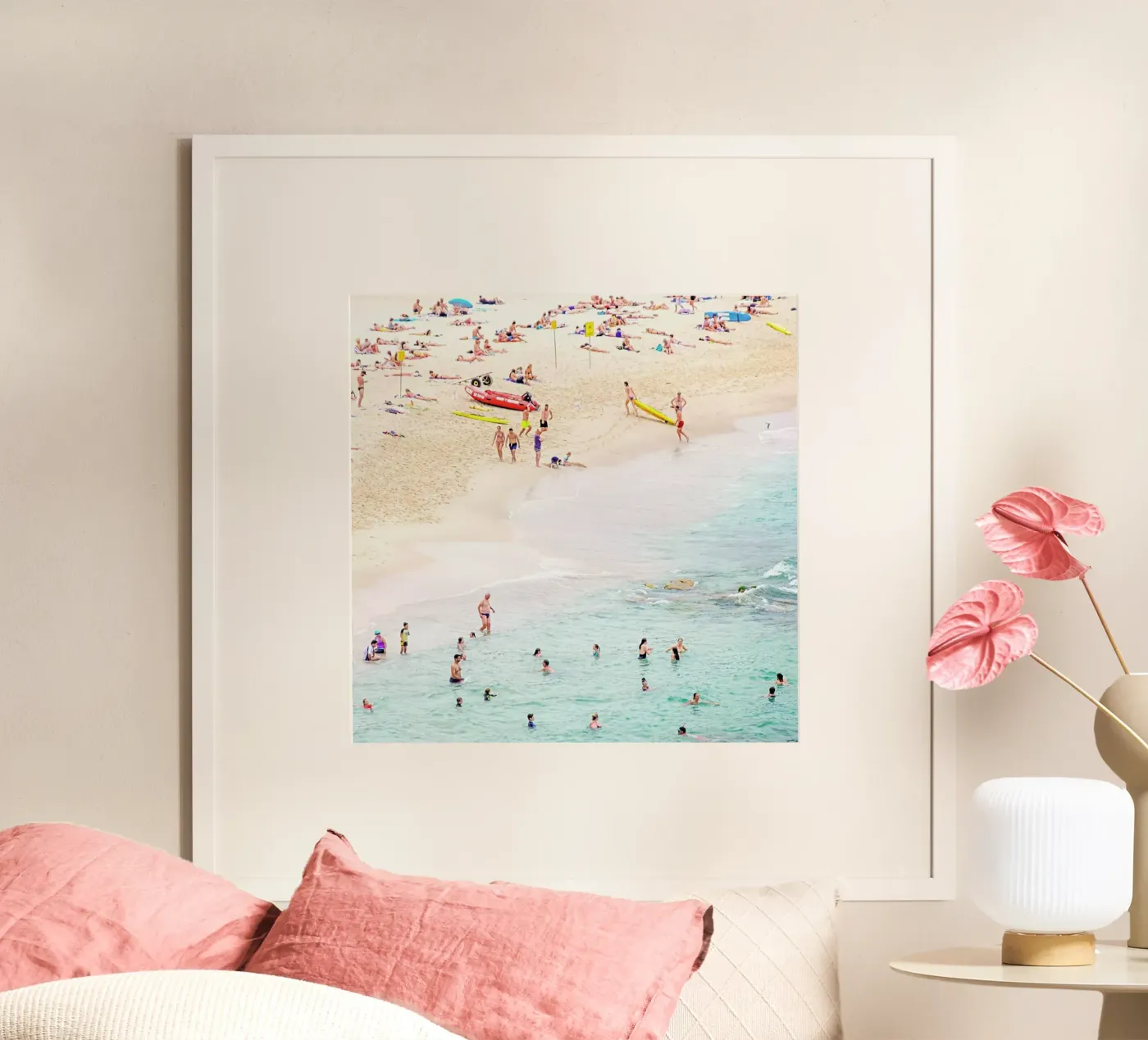 Beach poster da Charlotte Curd