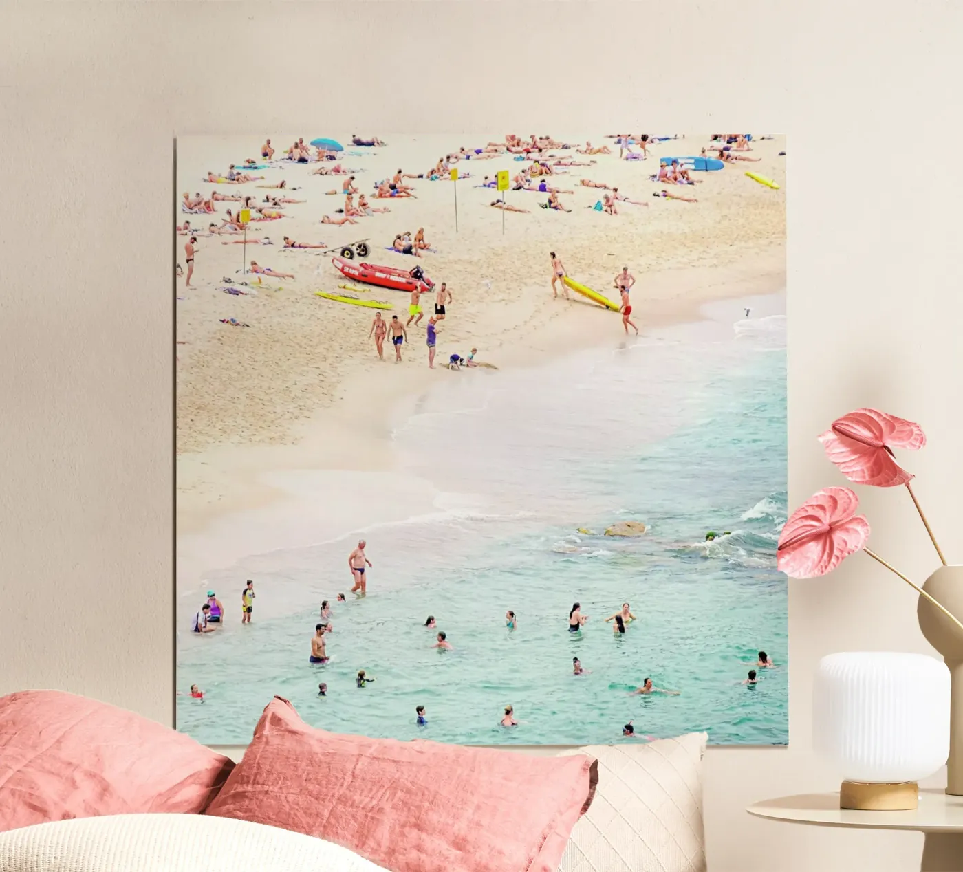 Beach poster van Charlotte Curd