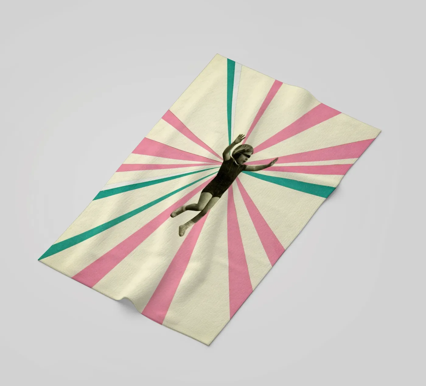 Play strandhanddoek van Cassia Beck Collage