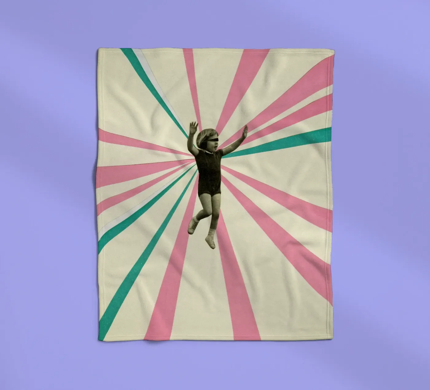 Gioco coperta in pile da Cassia Beck Collage