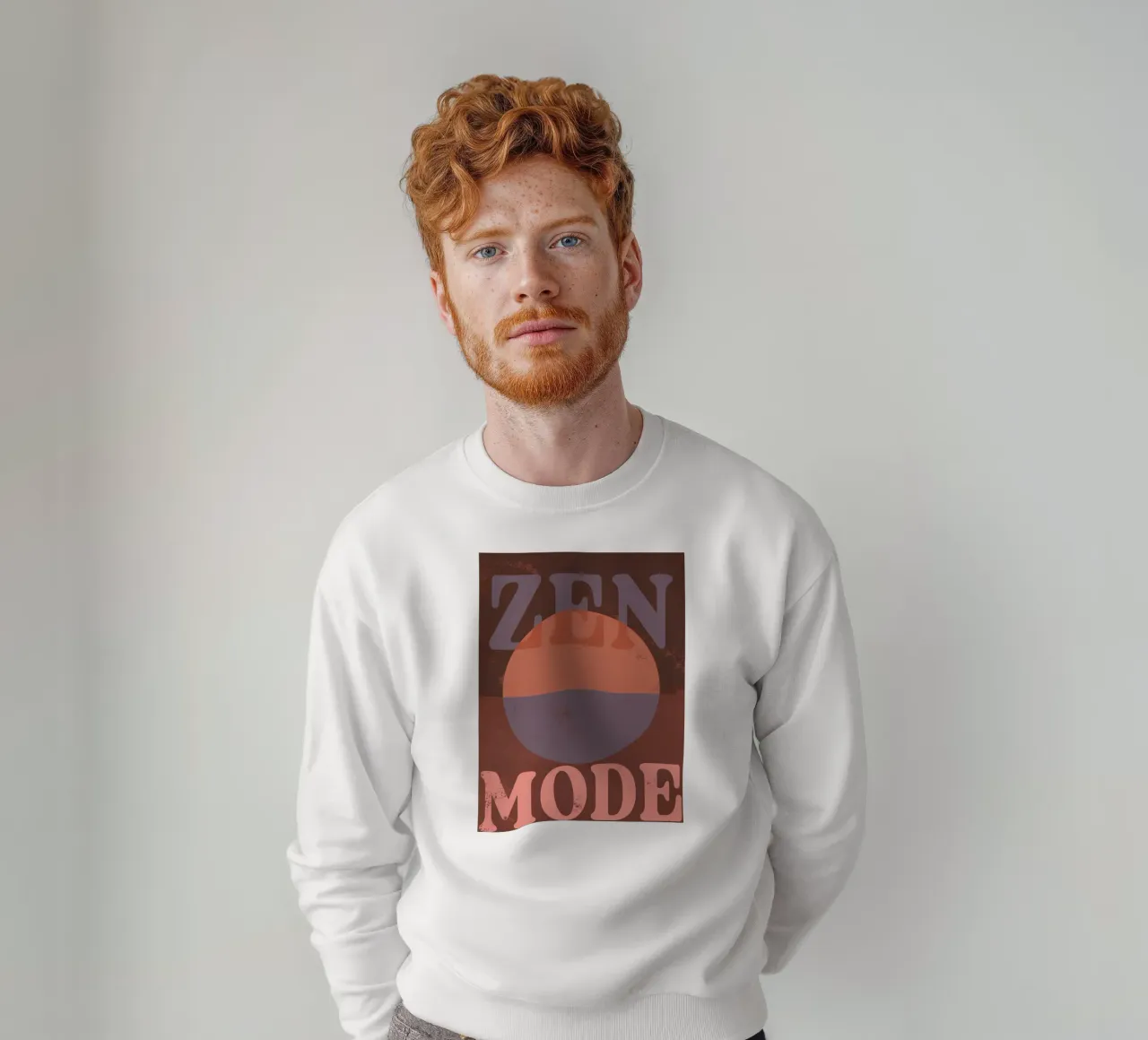 Zen Mode (Circle) sweatshirt by treechild
