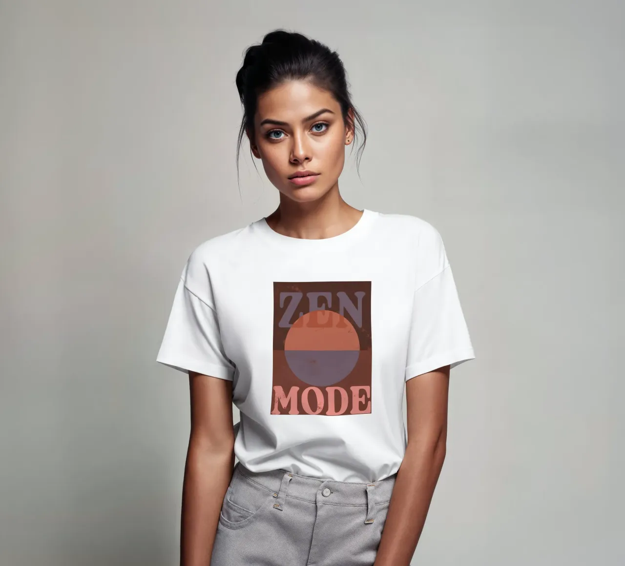 Zen Mode (Circle) t-shirt da treechild