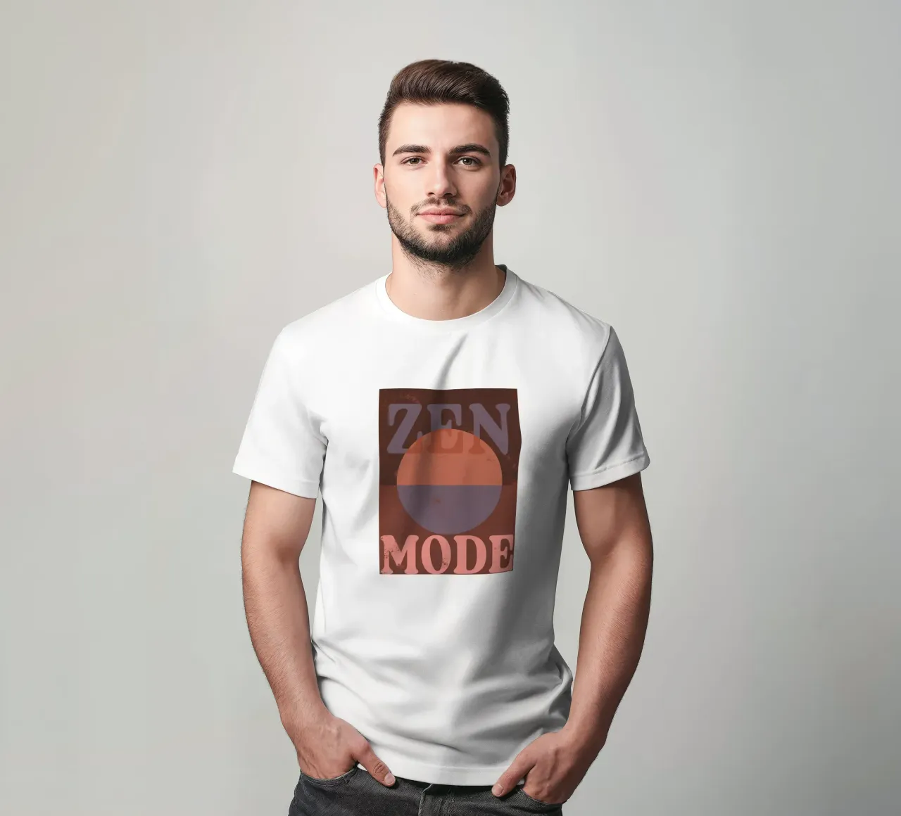 Zen Mode (Circle) t-shirt da treechild