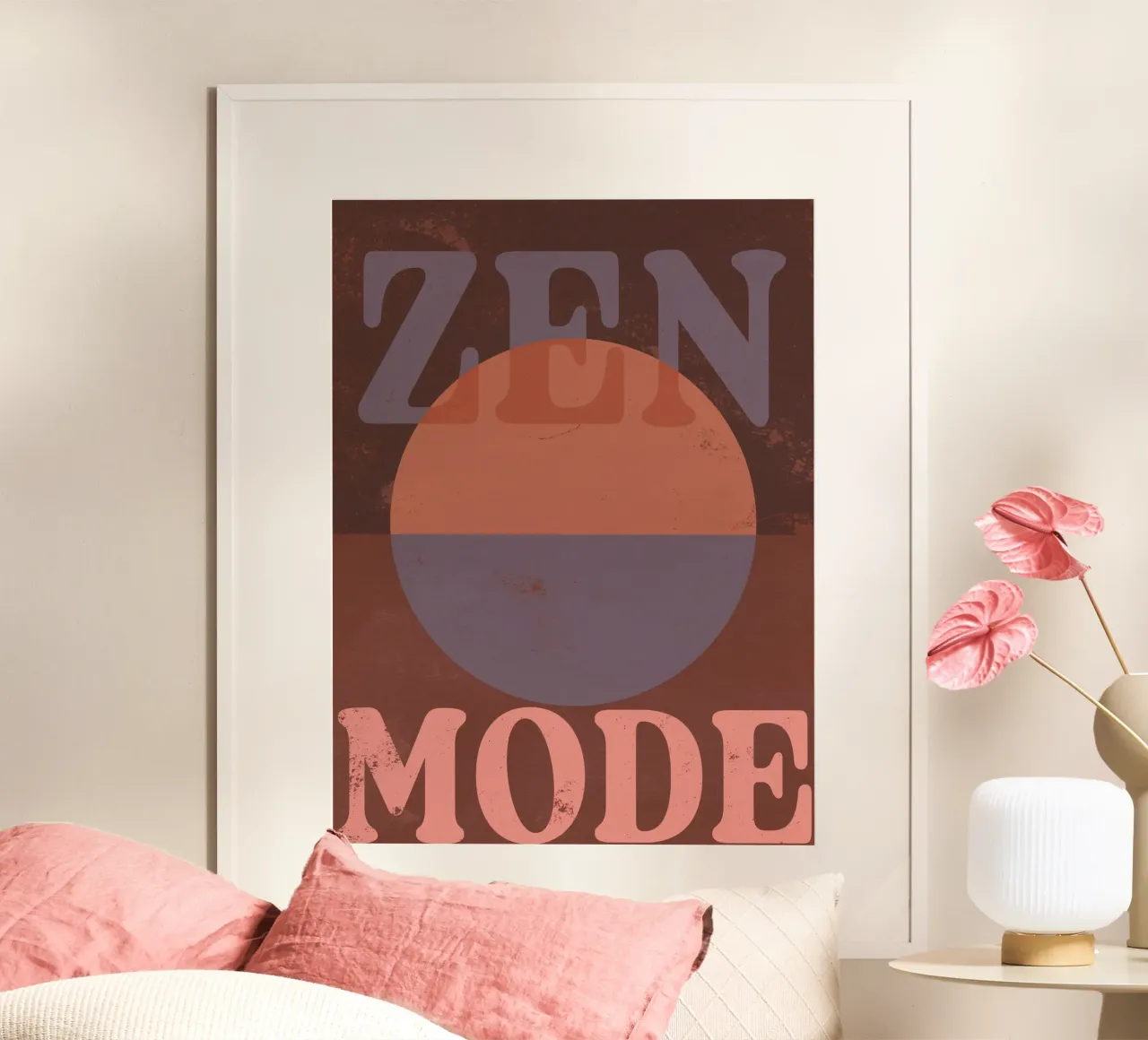 Zen Mode (Circle) poster da treechild