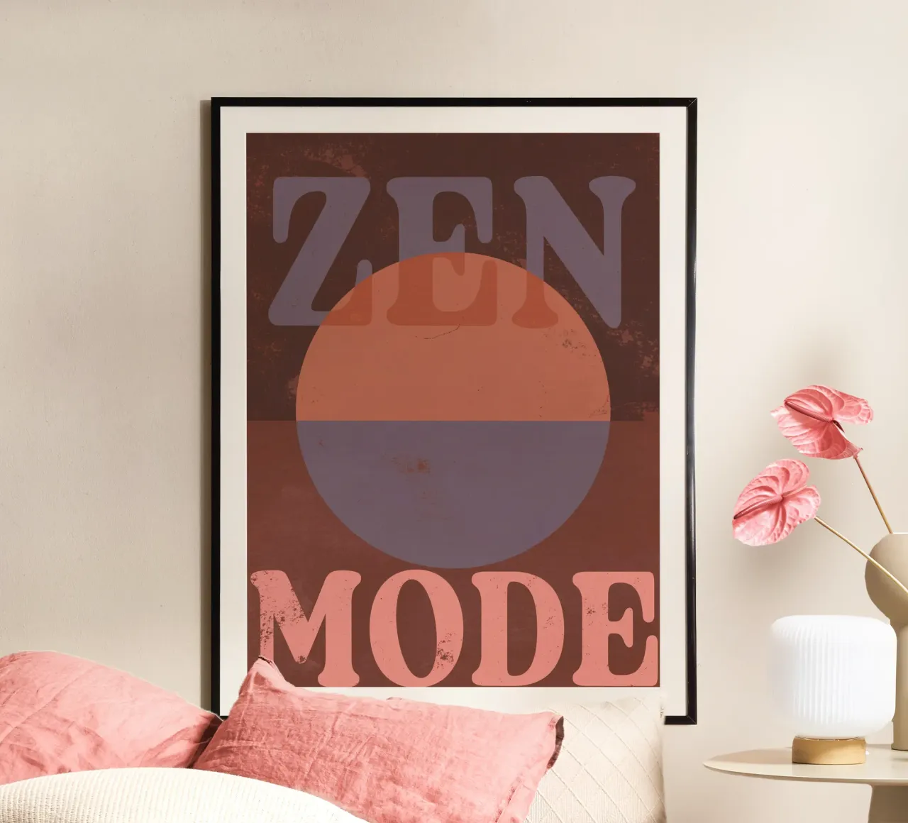 Zen Mode (Circle) poster da treechild