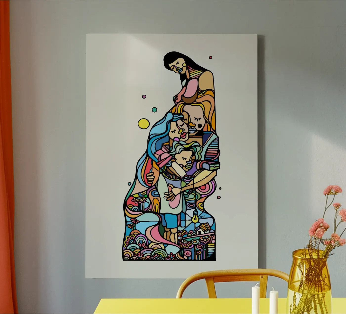 Together canvas by Ninhol