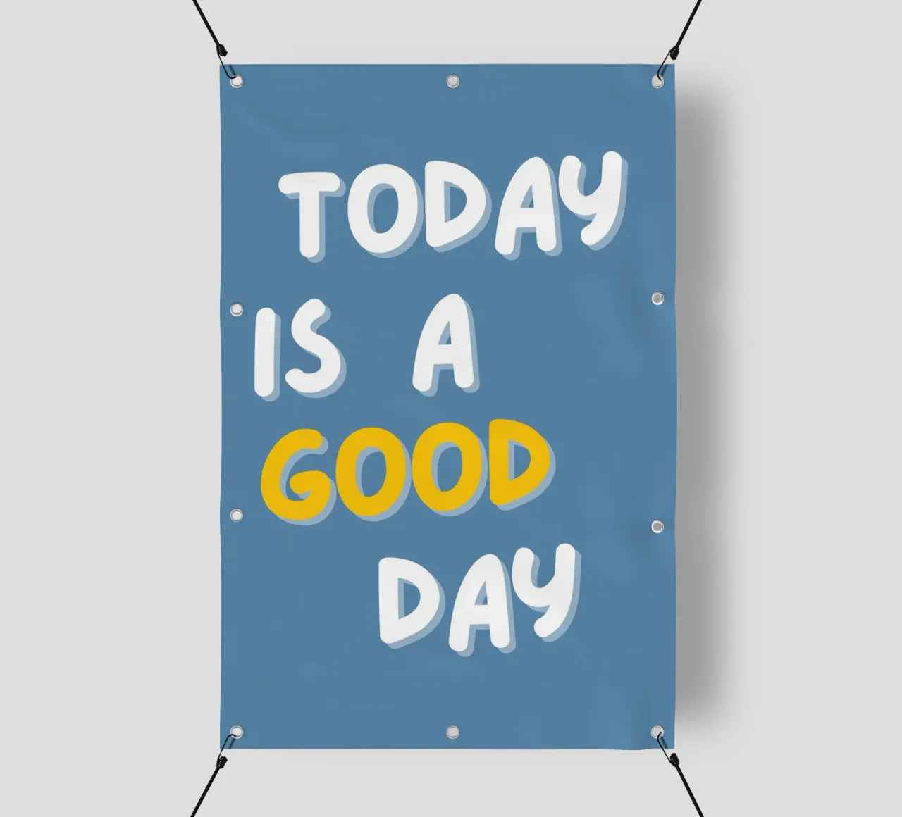 Today is a good day telo in pvc da NORDLICHT DESIGNS