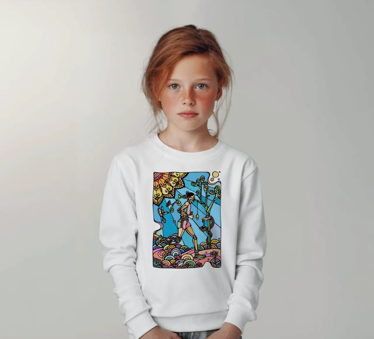Correre felpa bambino da Ninhol