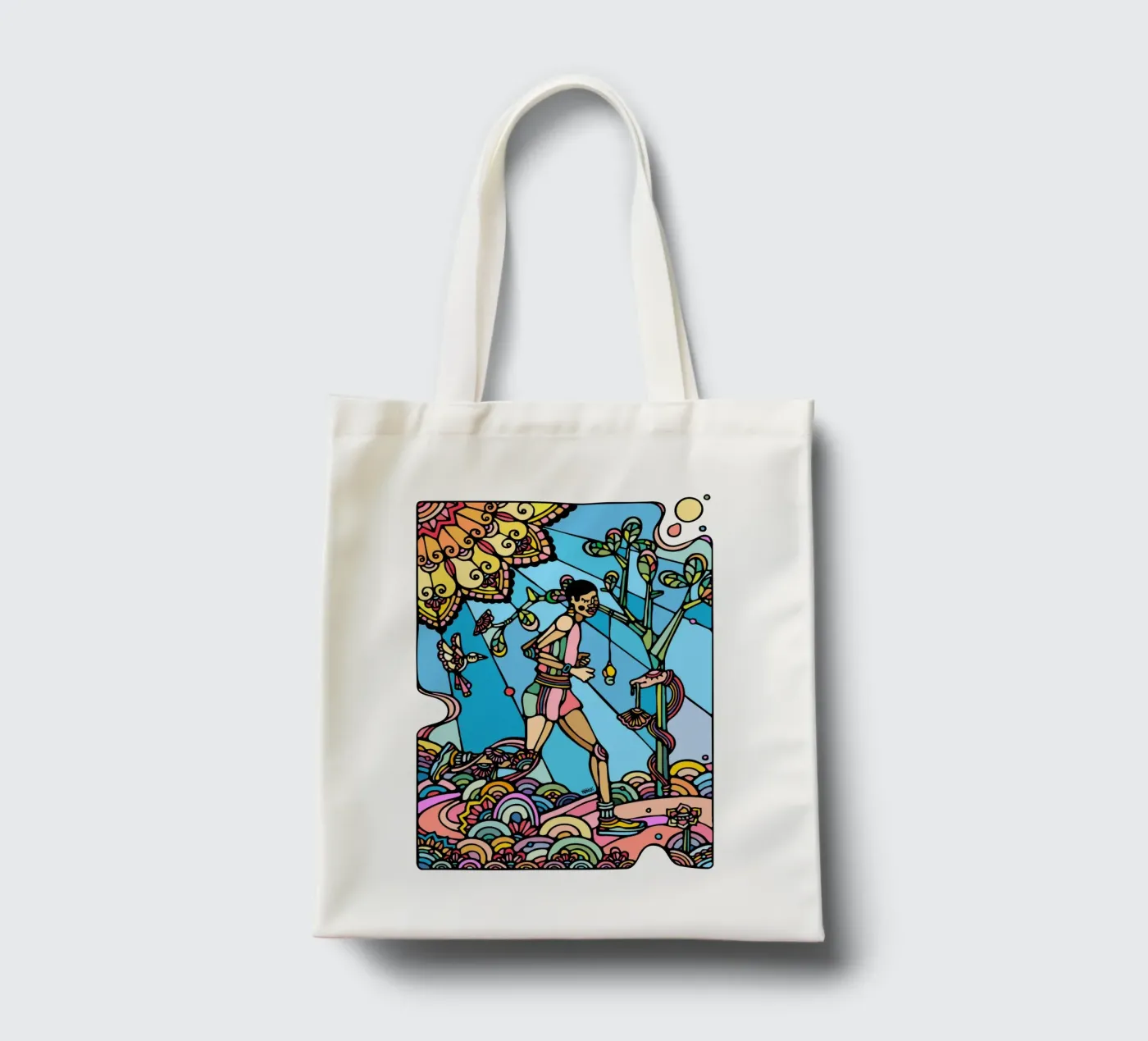 Exécuter tote bag de Ninhol