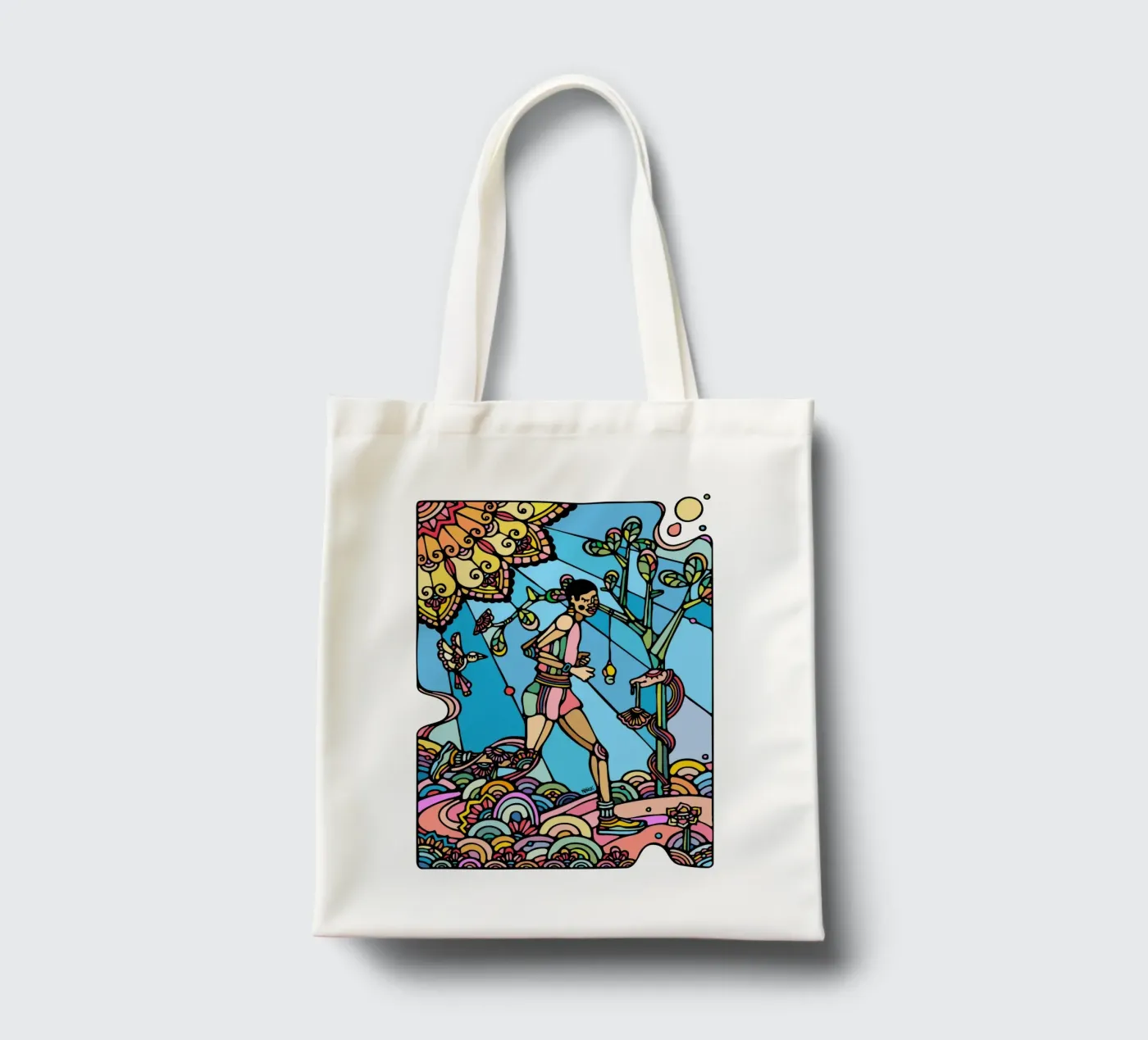 Exécuter tote bag de Ninhol