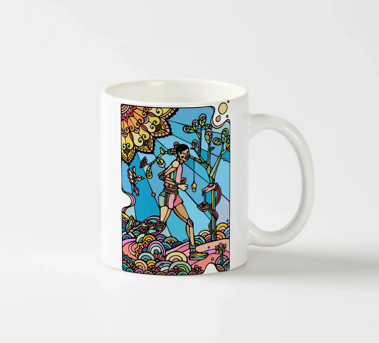 Correre tazza in ceramica da Ninhol