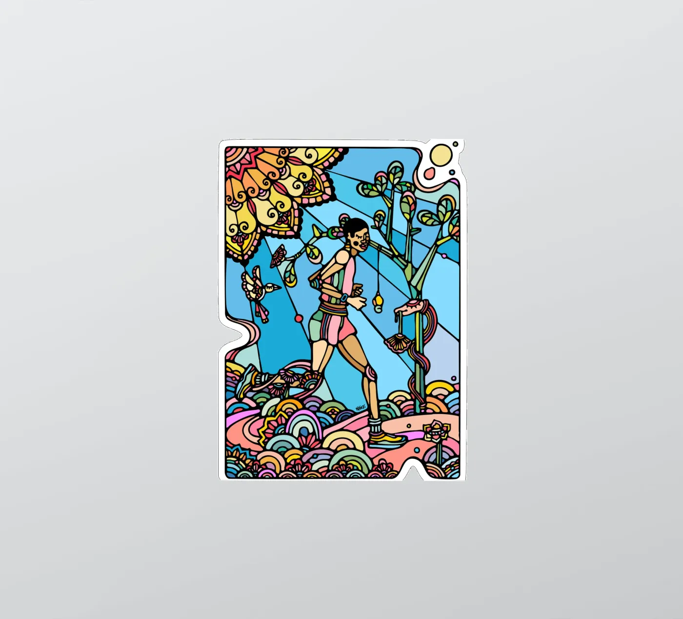 Run sticker by Ninhol