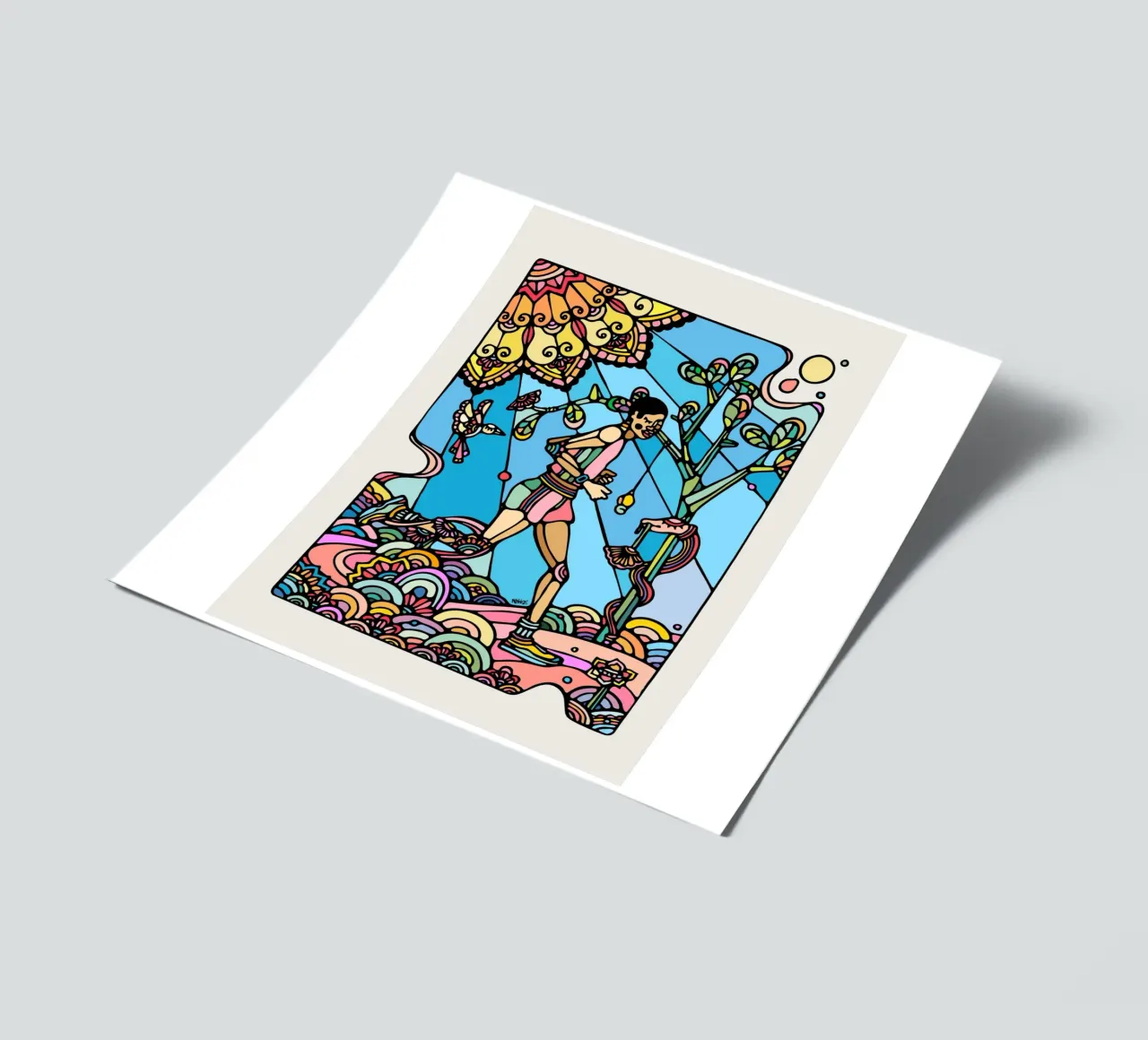 Run sticker sheet by Ninhol