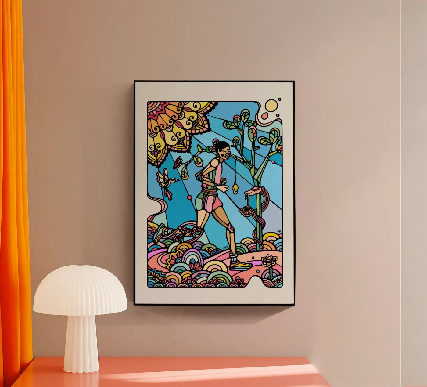 Run Acryl-Glas von Ninhol