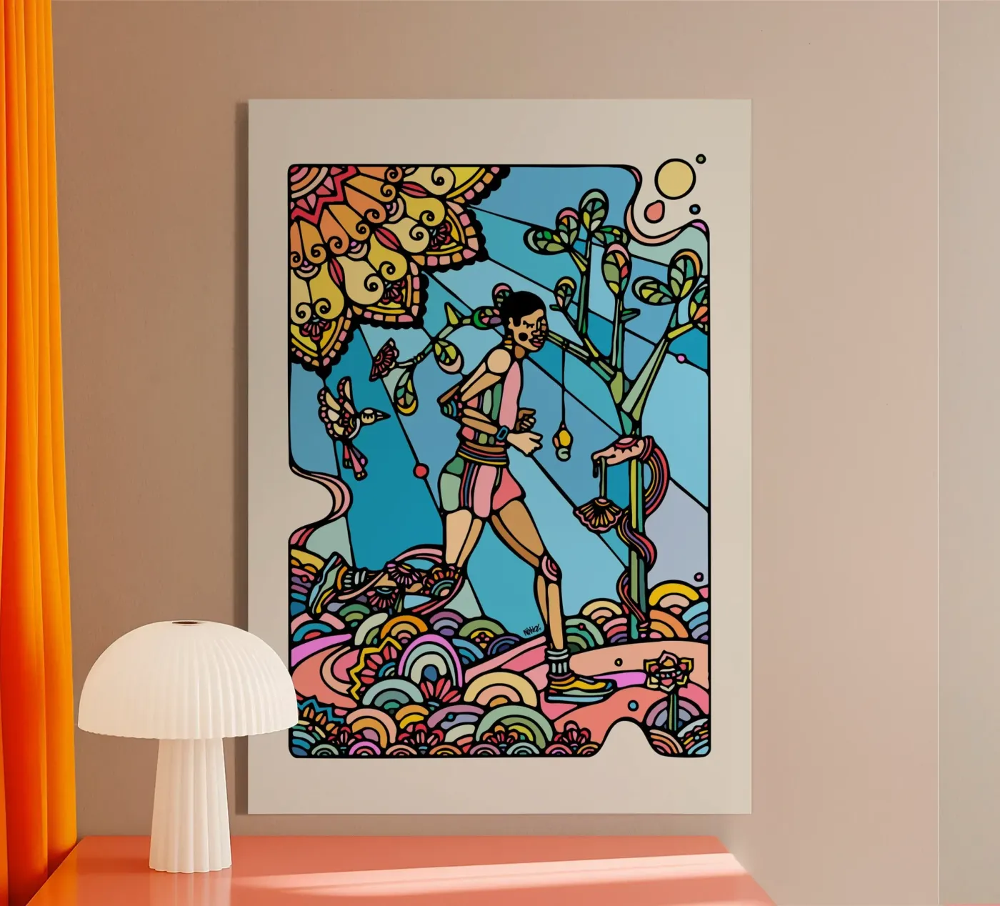 Run Acryl-Glas von Ninhol