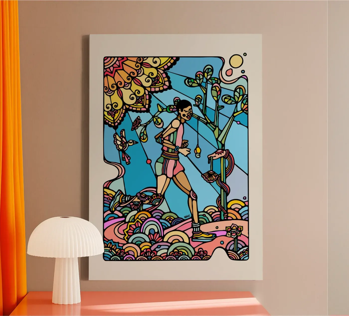 Run canvas van Ninhol