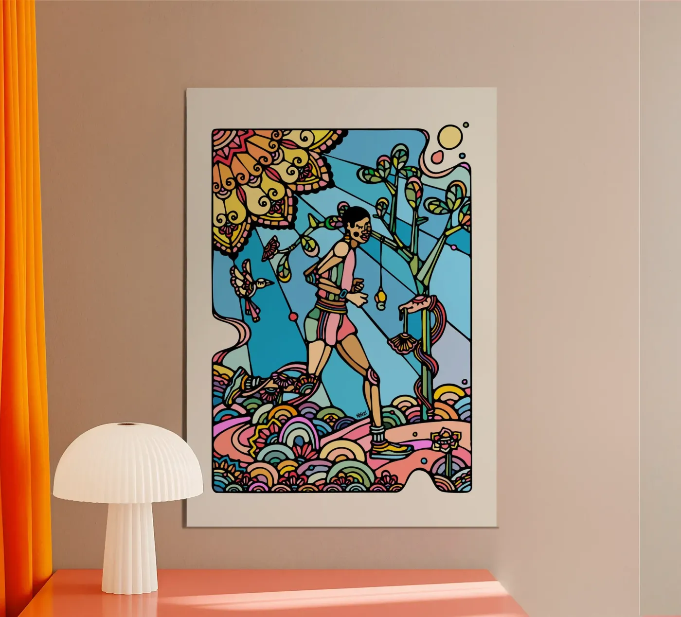 Exécuter poster de Ninhol