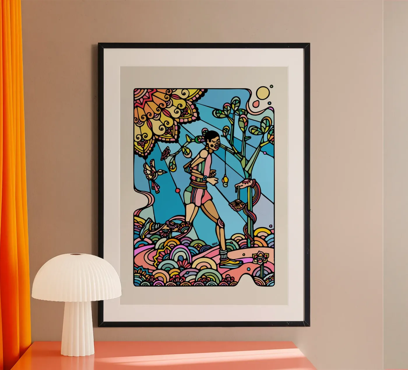 Exécuter poster de Ninhol