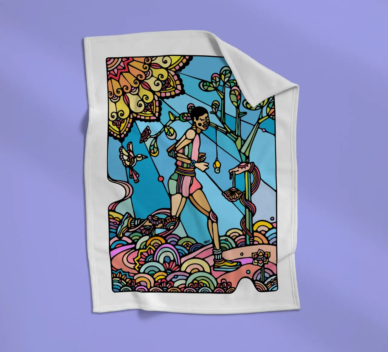 Ren fleecedeken van Ninhol