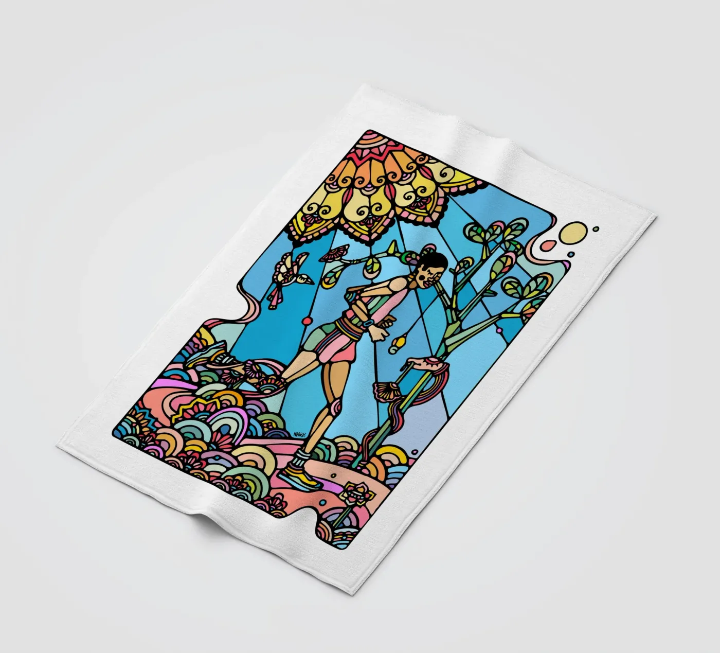 ausführen. Fleecedecke von Ninhol