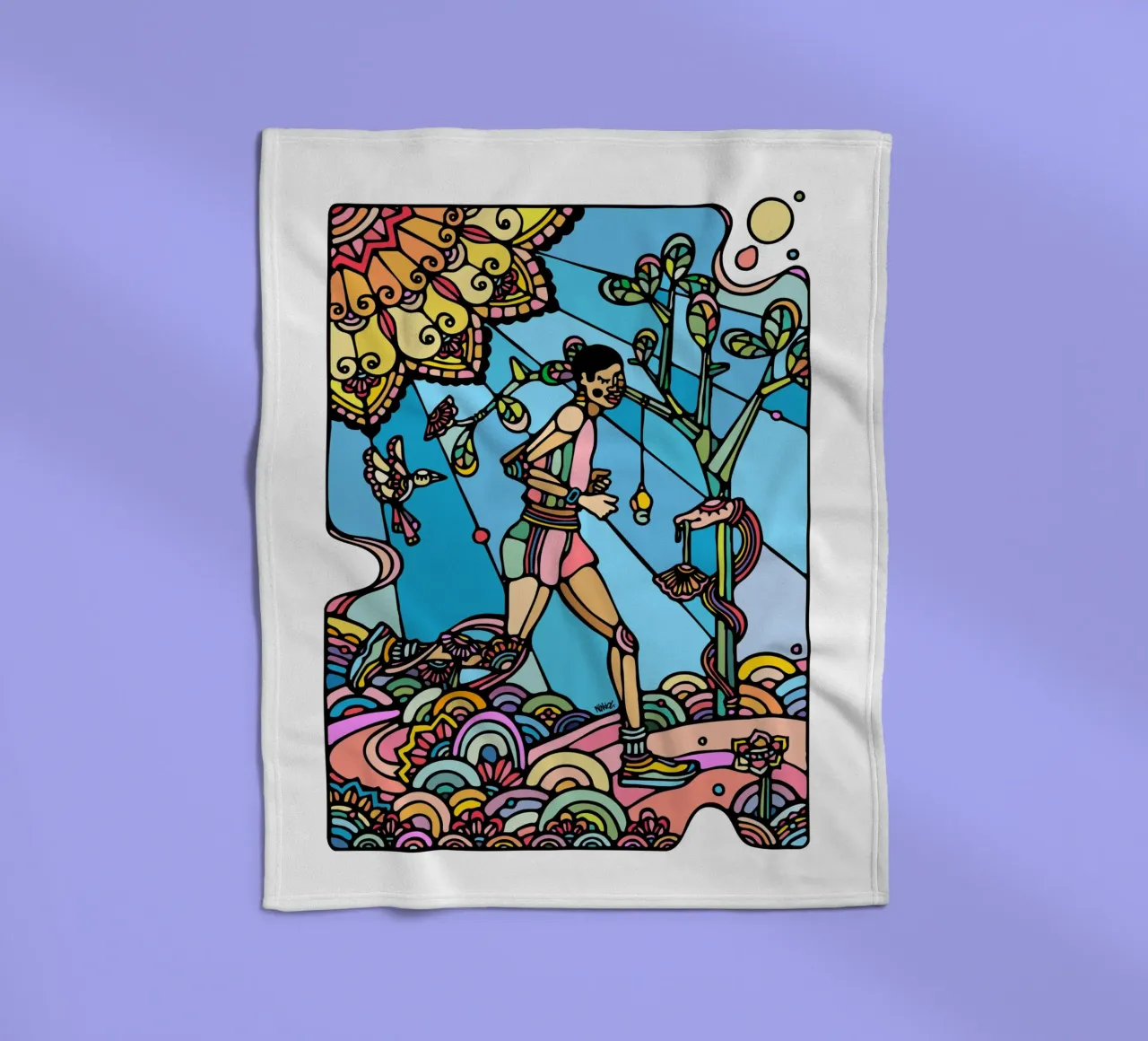 Ren fleecedeken van Ninhol