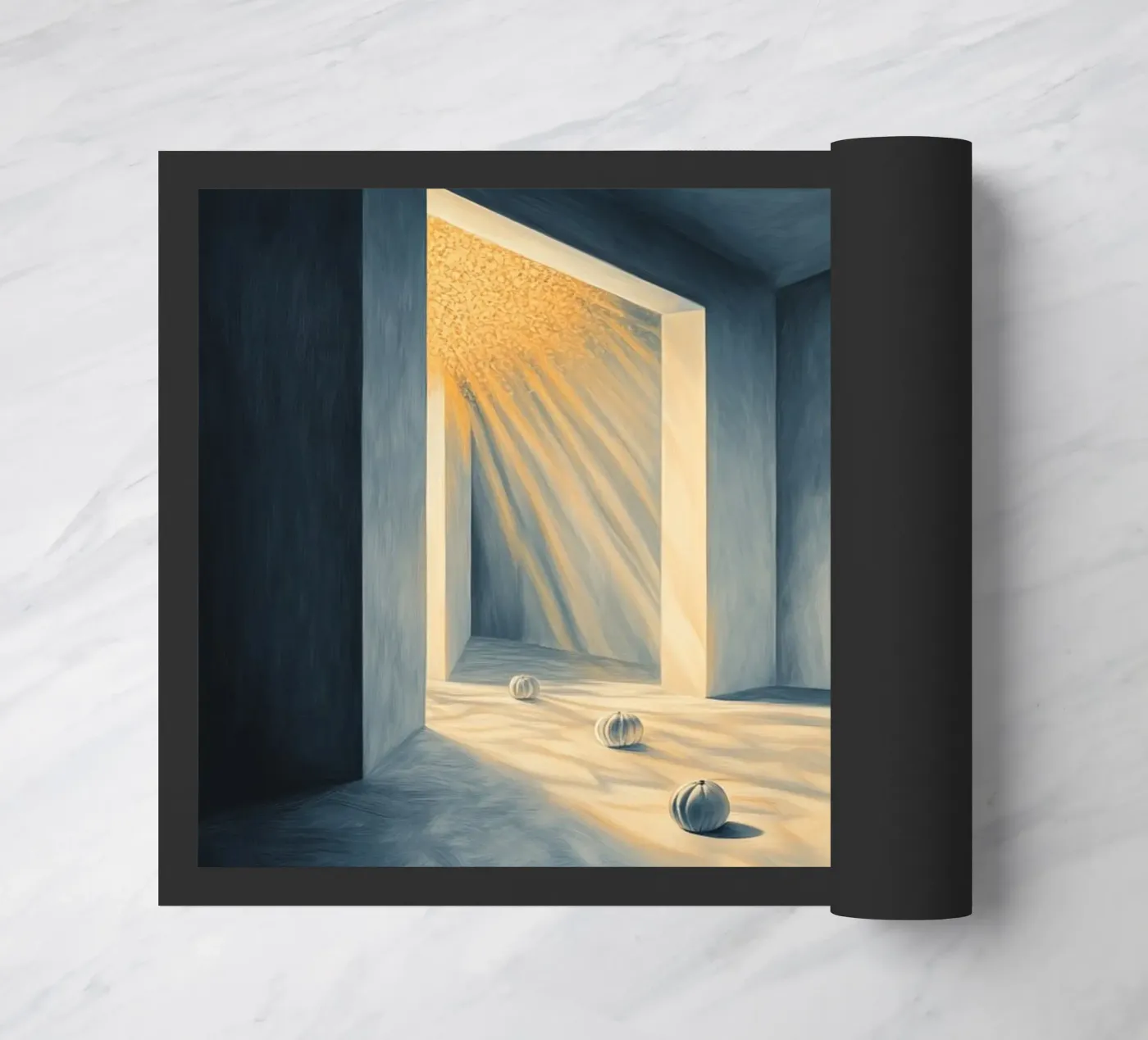 Blue Lab deurmat van Synthaira