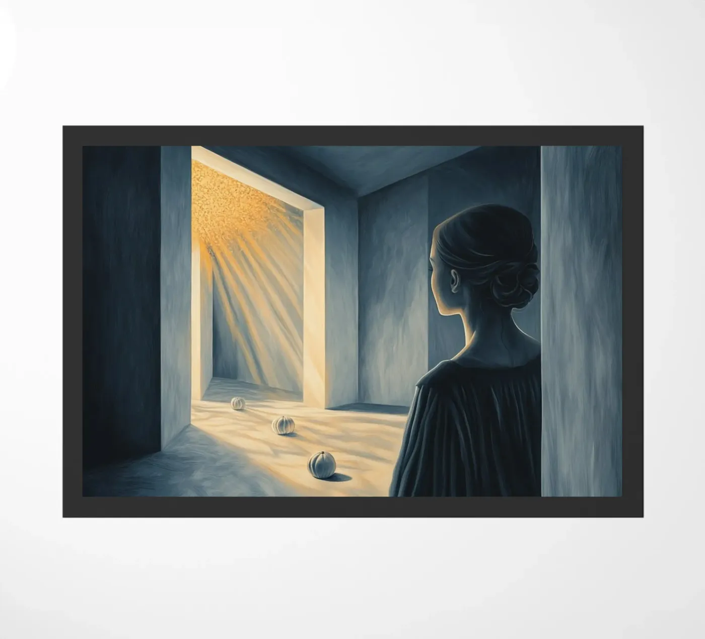 Blue Lab deurmat van Synthaira