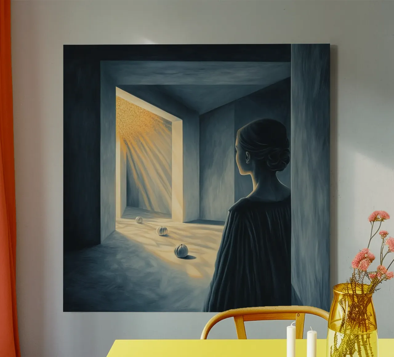 Blue Lab canvas by Synthaira