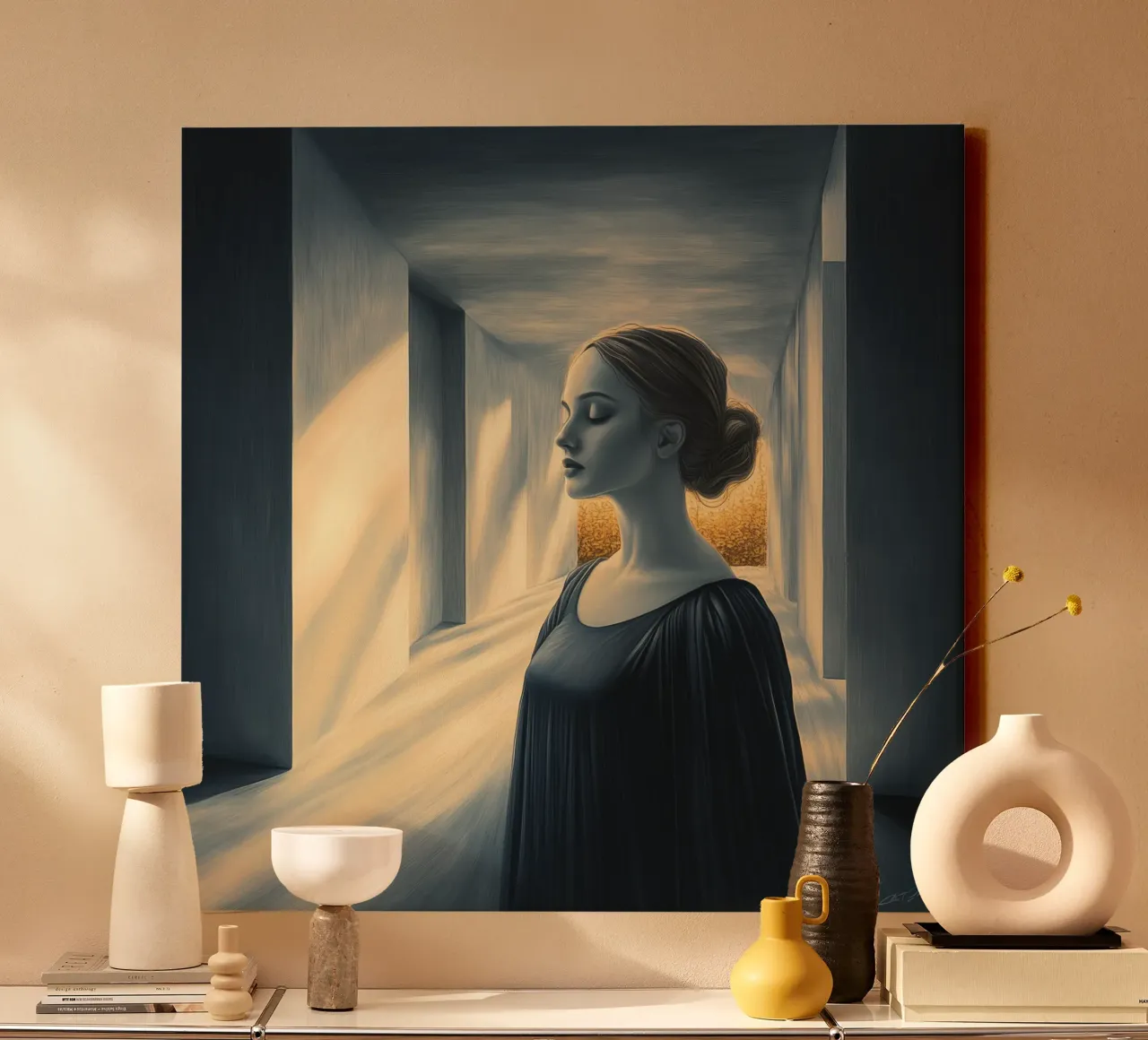 Blue lab canvas by Synthaira
