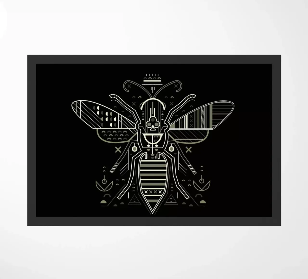 Zenith Wasp doormat by Petros Afshar
