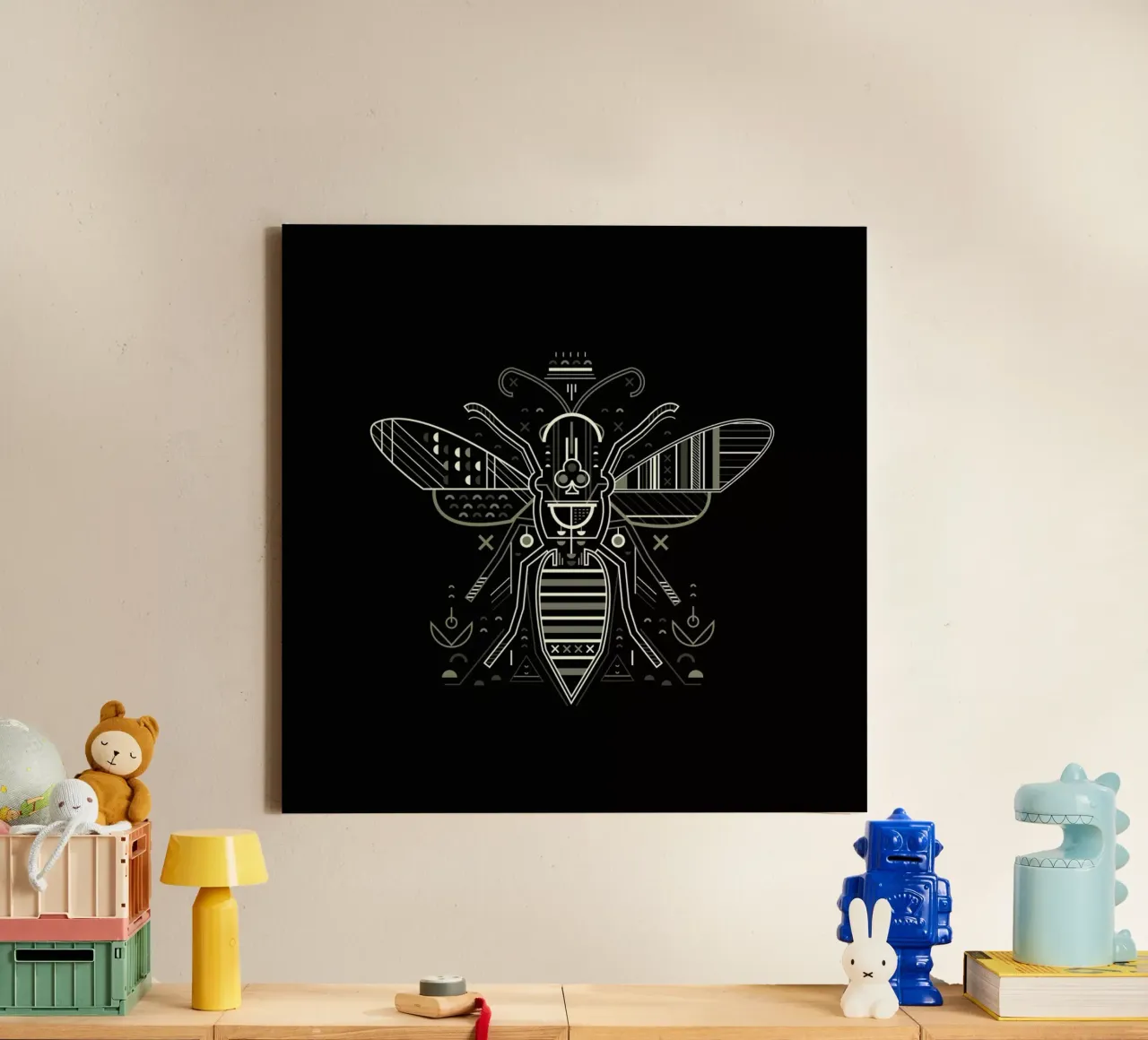 Zenith Wasp tela con Cornice a cassetta da Petros Afshar