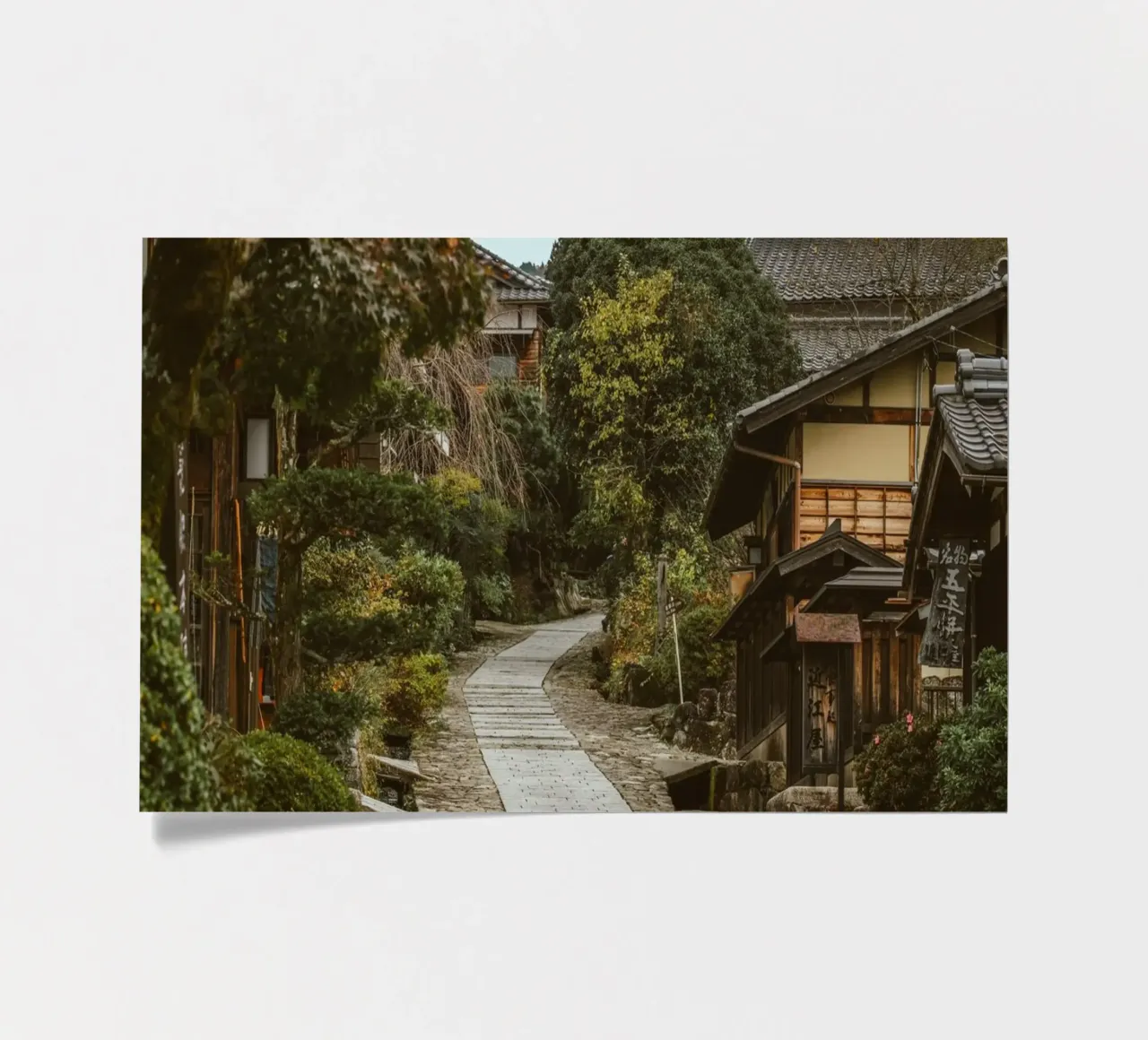 Magome Town in Japan sticker sheet by Marcel Bisig